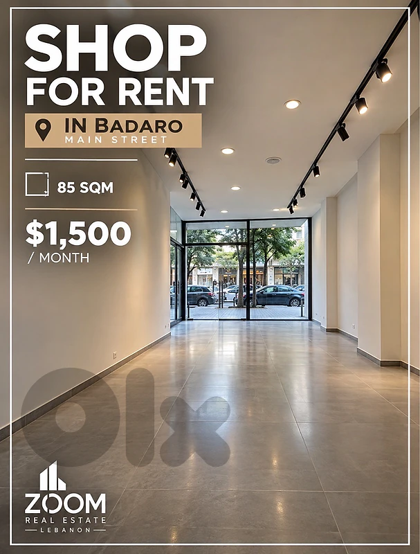 Prime Location – Shop For Rent |  Main Street