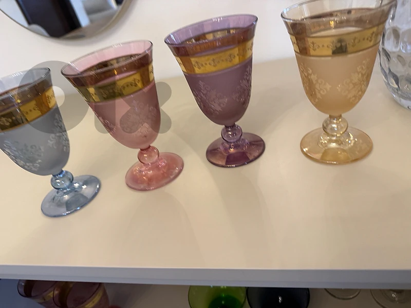 crystal cups