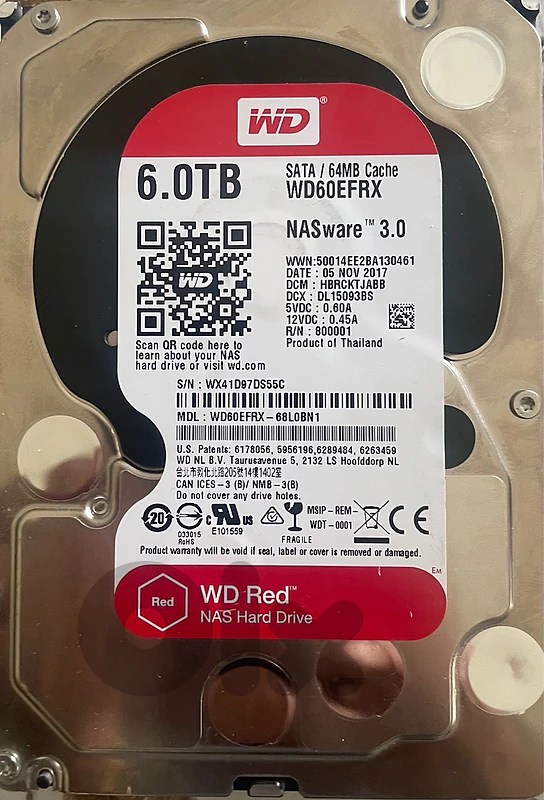 western digital red hard disk 6tb