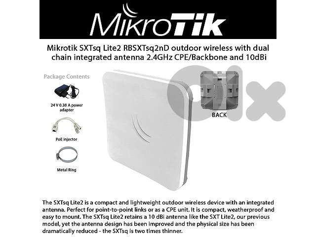 MikroTik SXTsq Lite5 (Acess Point) set of 2