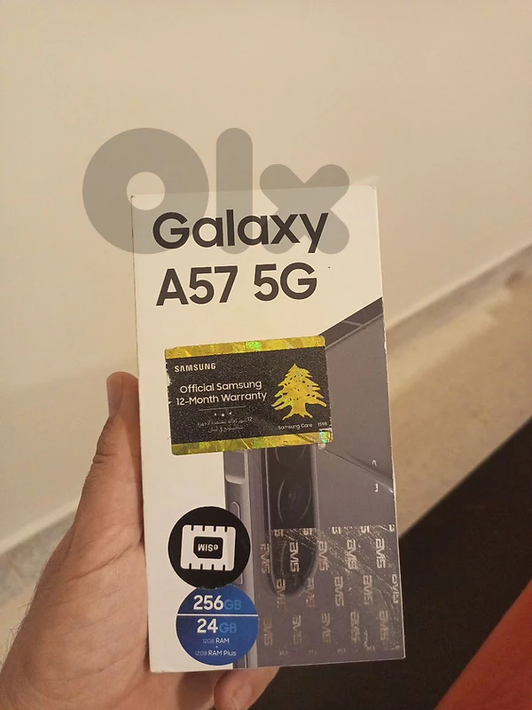 Samsung A57 BMS warranty 24RAM/256GB