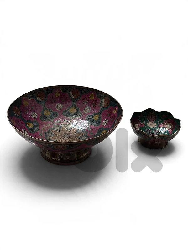 COPPER BOWLS SET (VINTAGE) - MADE IN INDIA