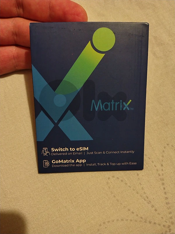 matrix sim card