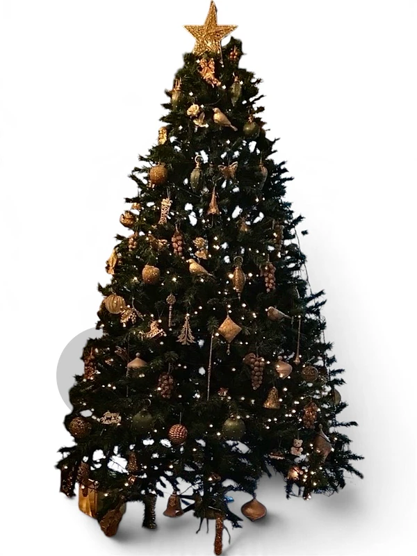 PREMIUM QUALITY MEGA BIG CHRISTMAS TREE & DECORATIONS - STORIOM SALIBA