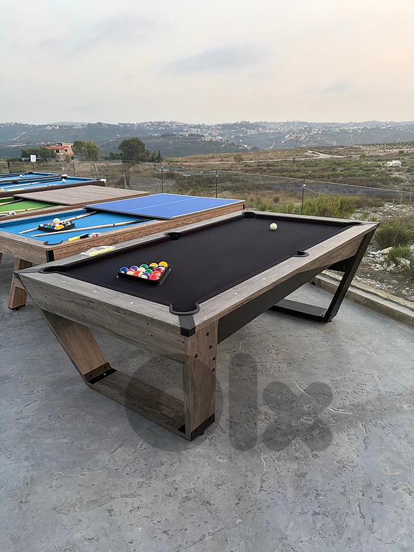 Modern Luxuary Billiard Pool table 8 ft Black