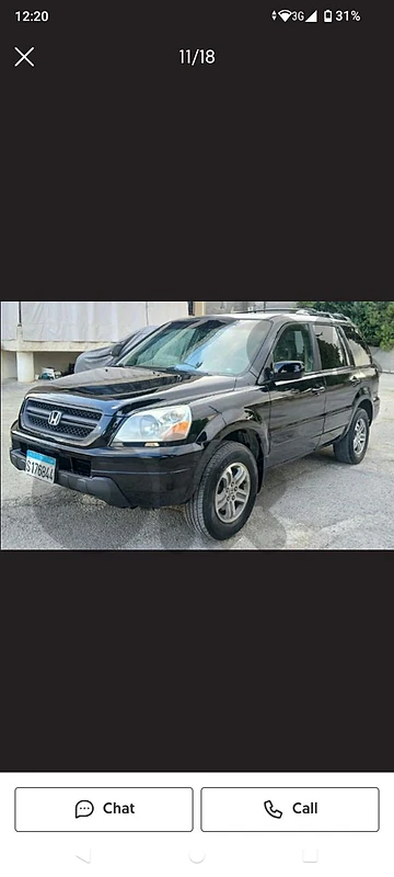 Honda Pilot 2003 matloob Honda pilot 2003,2004 Ykon ndeef bhdod 4000$