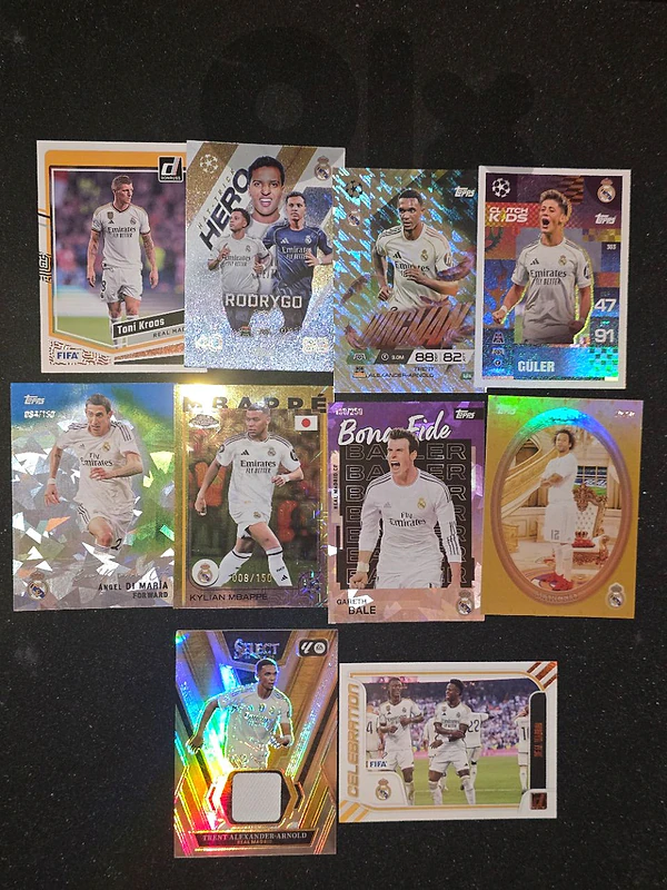 Topps Real Madrid & Donruss Card Lot