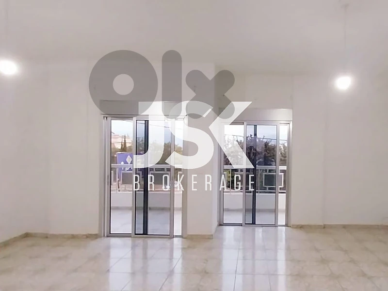 L22953 Unfurnished Apartment With Terrace For Rent in Ballouneh