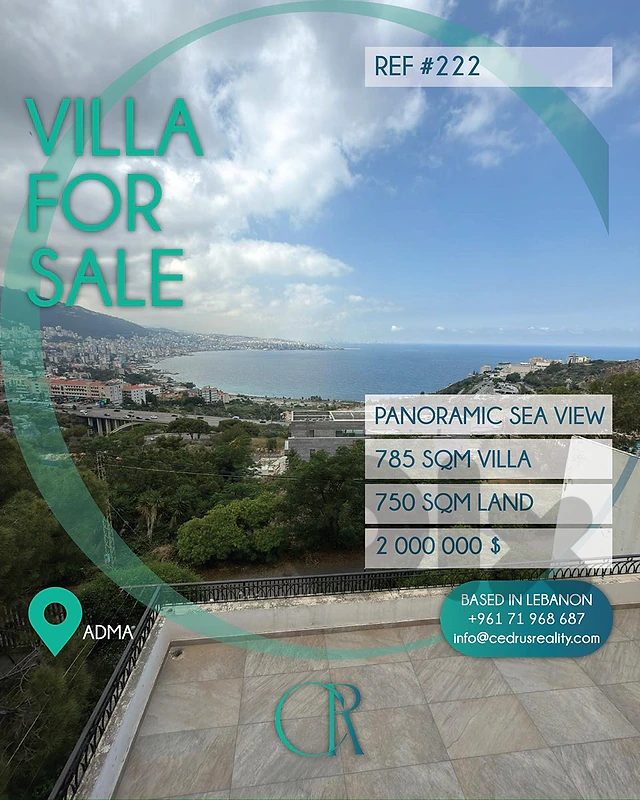 Villa For Sale in Adma- فيلا للبيع في أدما