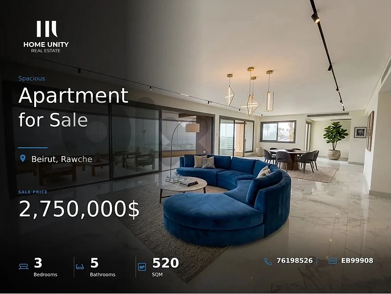 Luxurious Seaside Apartment for Sale in Rawche – Elegant living