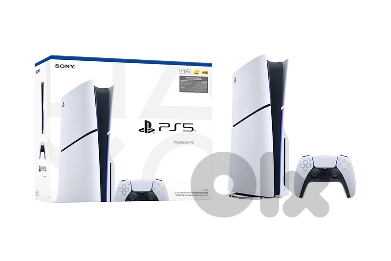 1 TB PS5 Slim with Disc Drive + 2 Original Controllers