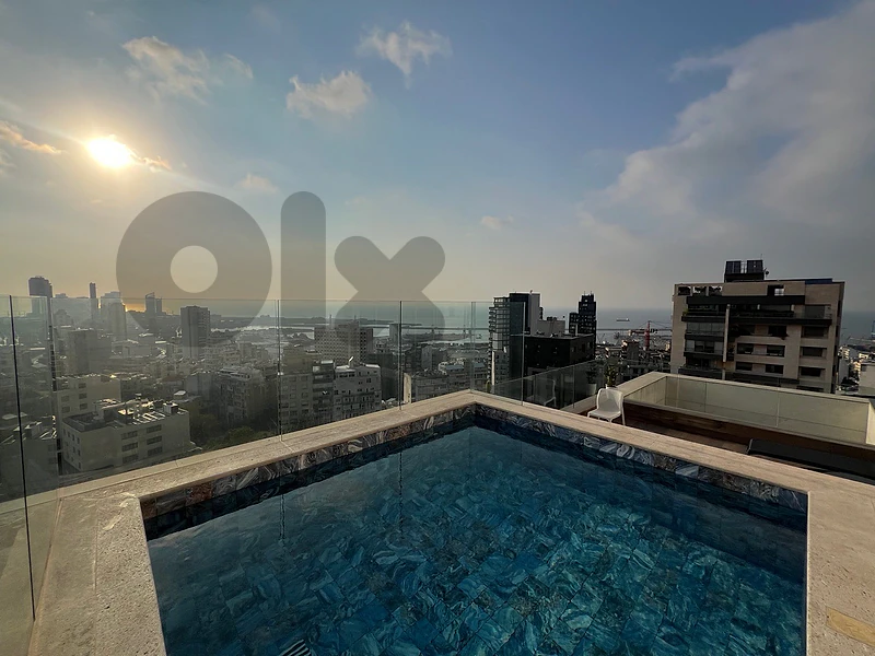 Luxury Apartment For Rent  In Achrafieh With Private Pool | Open Views