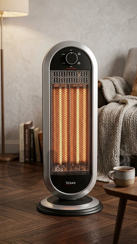 electric carbon heater WAVE 900watt دفاية