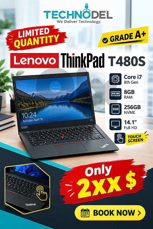 T480S TOUCH core i7 8th 256gb nvme