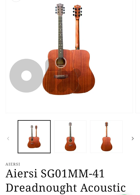 Aiersi Dreadnought Acoustic guitar