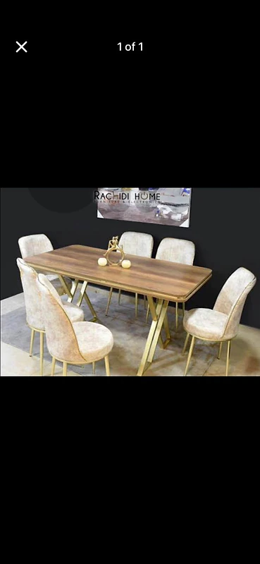 طاولة سفرة خشب مودرن للبيع|Modern Wooden Dining Table Set for Sale