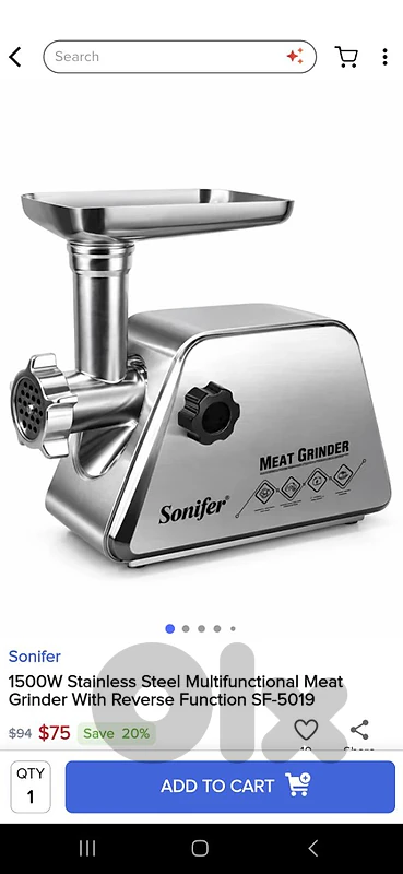 Sonifer Meat Grinder