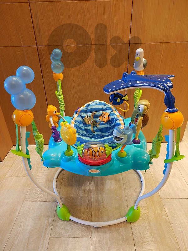 Disney Baby Finding Nemo Activity Jumper used 1 twice