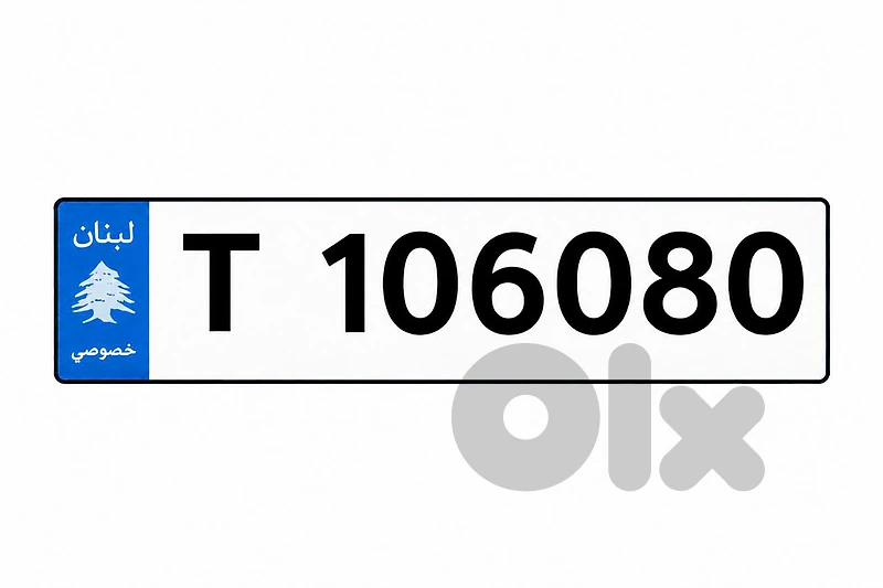 Special 6 Digits Car Plate for sale