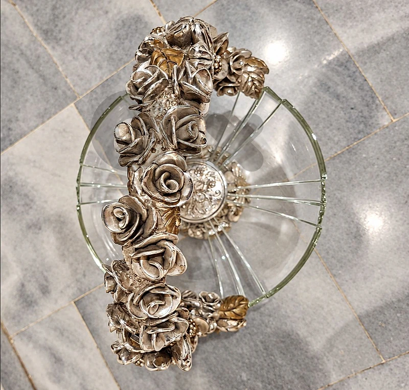 Italian glass plate