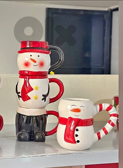 adorable Christmas mugs
