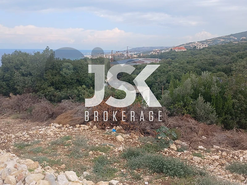 L22963 Land with Sea View For Sale in Thoum, Batroun