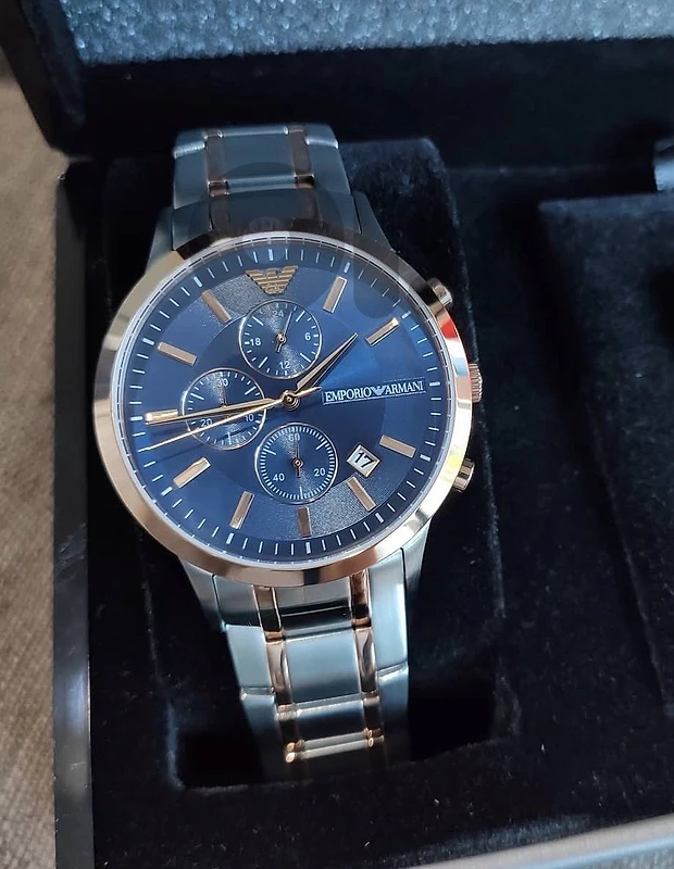 Emporio Armani Blue Fancy Man’s watch brand new