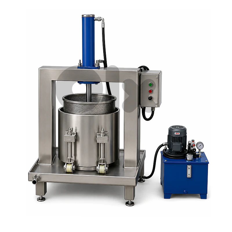 Hydraulic press for fruits and vegetablesعصّارة فواكه وخضار