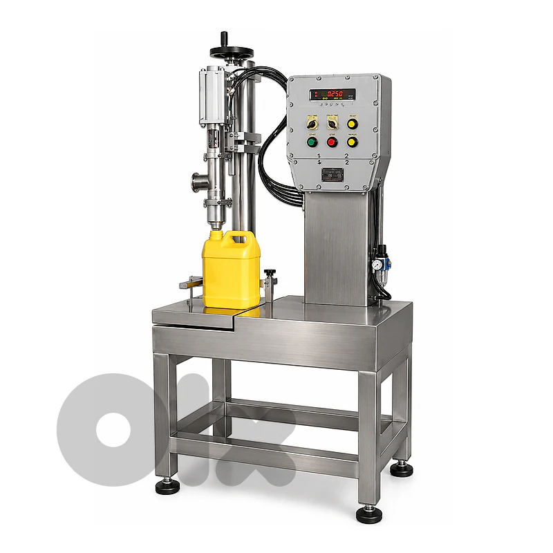 Oil filling machine آلة تعبئة الزيوت