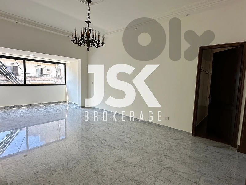 L22987 Renovated 3-Bedroom Apartment For Rent in Hamra, Ras Beirut