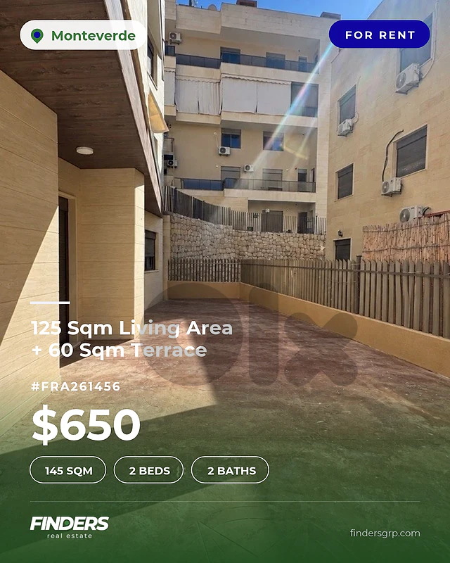 Apartment for rent in Monteverde! شقة للإيجار في مونتي فيردي!