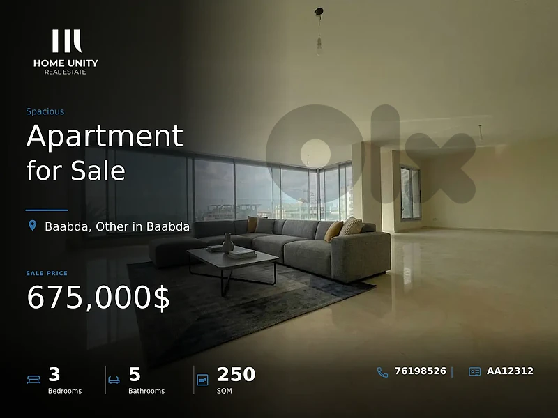 apartment for sale in Hazmiyeh, Baabda