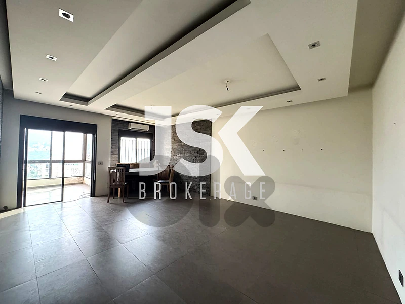 L23004 Decorated Apartment With Open View For Sale in Mansourieh