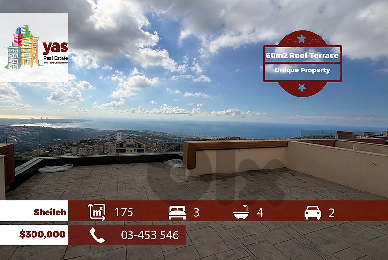 Sheileh 175m2 | 60m2 Roof Terrace | High End | Impressive view | TYT