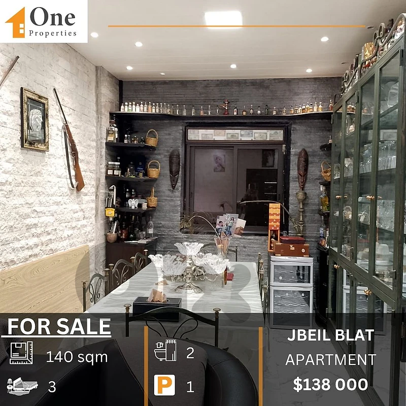 APARTMENT FOR SALE IN BLAT JBEIL