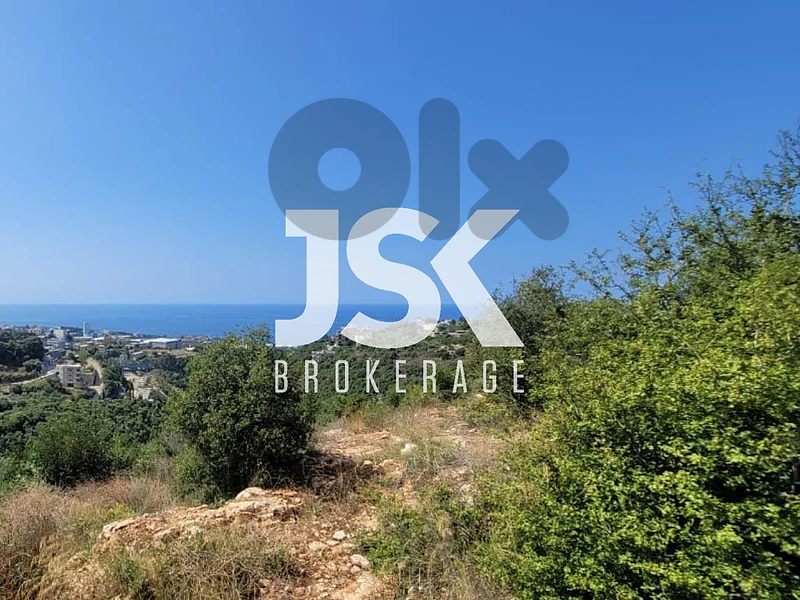 L23019 Industrial Land With Sea View For Sale in Hosrayel, Jbeil