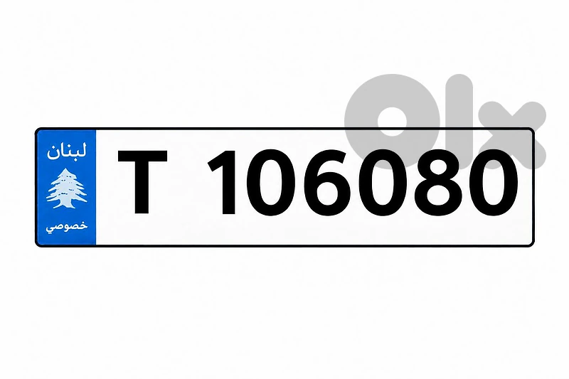 Special 6 Digits Car Plate for sale