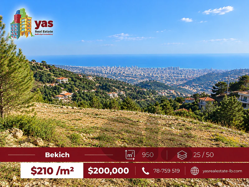 Bekich 950m2 | Flat Land | Classy Area | View | HN |