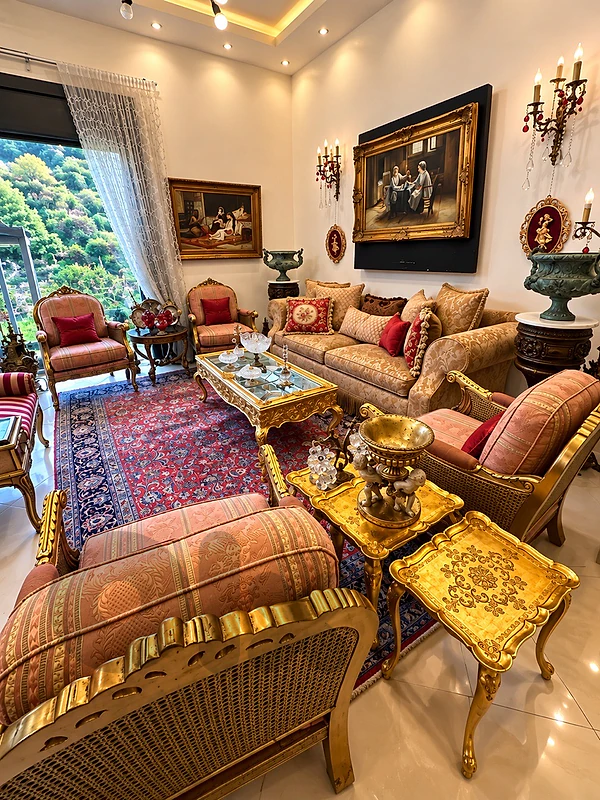 salon Chippendale auntique franci