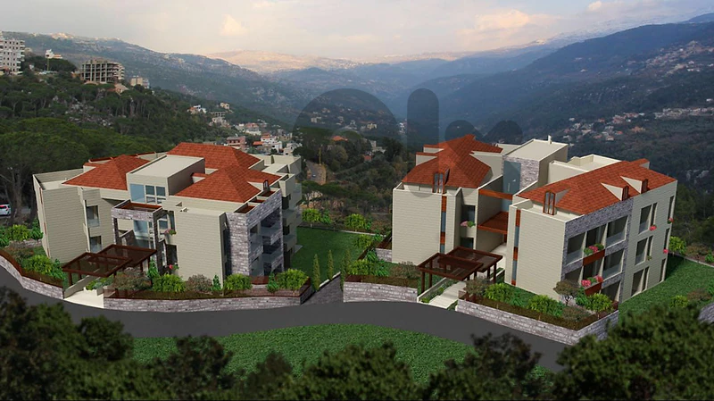 Apartment for sale in Baabdat/ Panoramic Mountain View/Garden