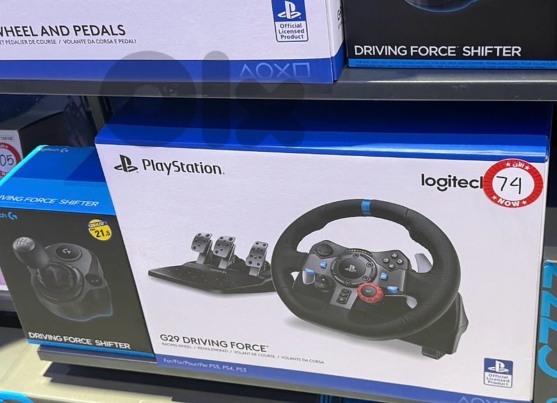 Logitech G29 Racing Wheel + Pedals + Shifter, Like New