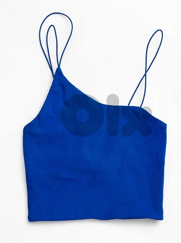 Zara Royal Blue One Shoulder Top
