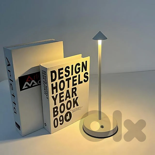 Minimalist Table Lamp: Scandinavian Design, Warm LED Light