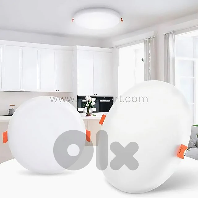 Sleek LED Ceiling Downlight – Frameless & Ultra-Slim 2cm, 6000K Cool