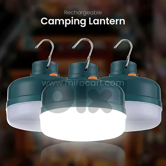 Rechargeable LED Camping Lantern (3 Modes) – Waterproof