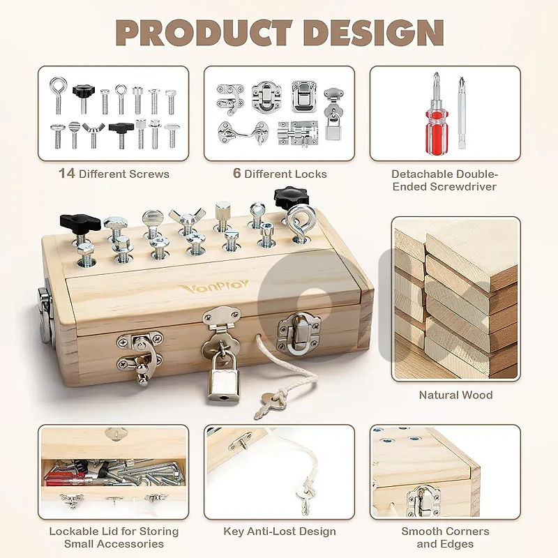 montessori screwdriver board set