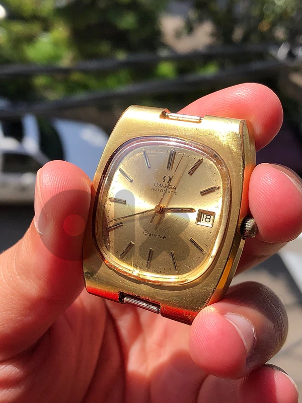 OMEGA AUTOMATIC GENEVE 40MM NEED STRAP JUST اوتوماتيك بدا كستك فقط