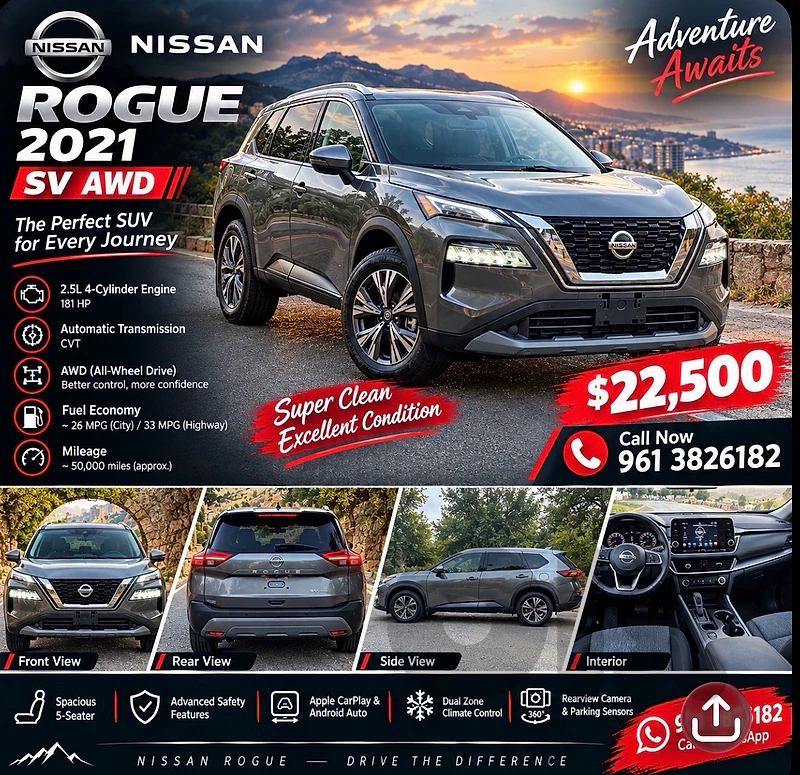 Nissan Rogue Sport 2021 sv