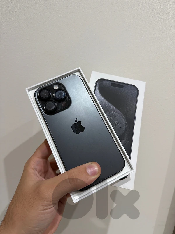 used iphone 15 pro 512gb blk 95% 🔋