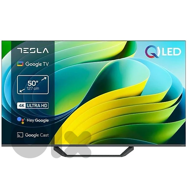 Tesla 50” QLED 4K Smart TV – Google TV – Brand New